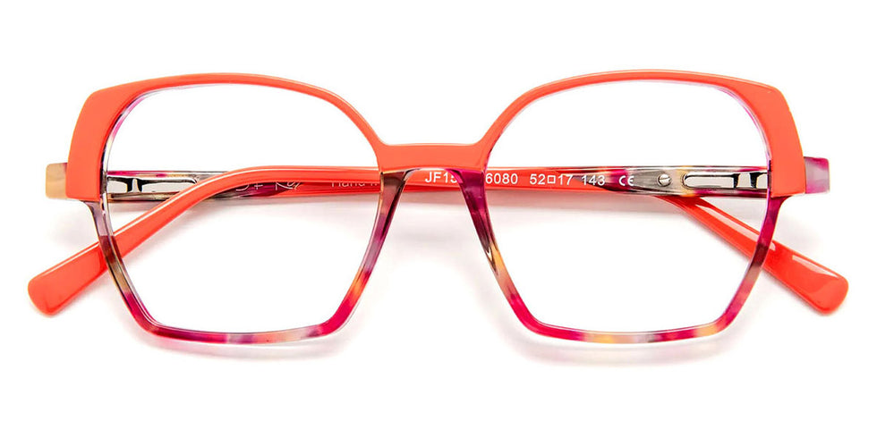 J.F. Rey® JF1511 JFR JF1511 6080 52 - 6080 Fluo Orange/Pink Eyeglasses