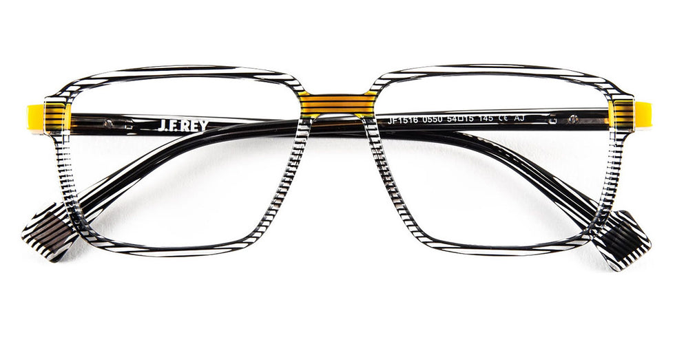 J.F. Rey® JF1516 JFR JF1516 0550 54 - 0550 Caviar/Orange Eyeglasses