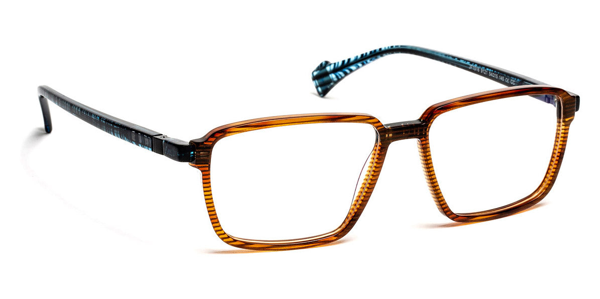 J.F. Rey® JF1516 JFR JF1516 9121 54 - 9121 DEMI STRIPES/BLUE Eyeglasses