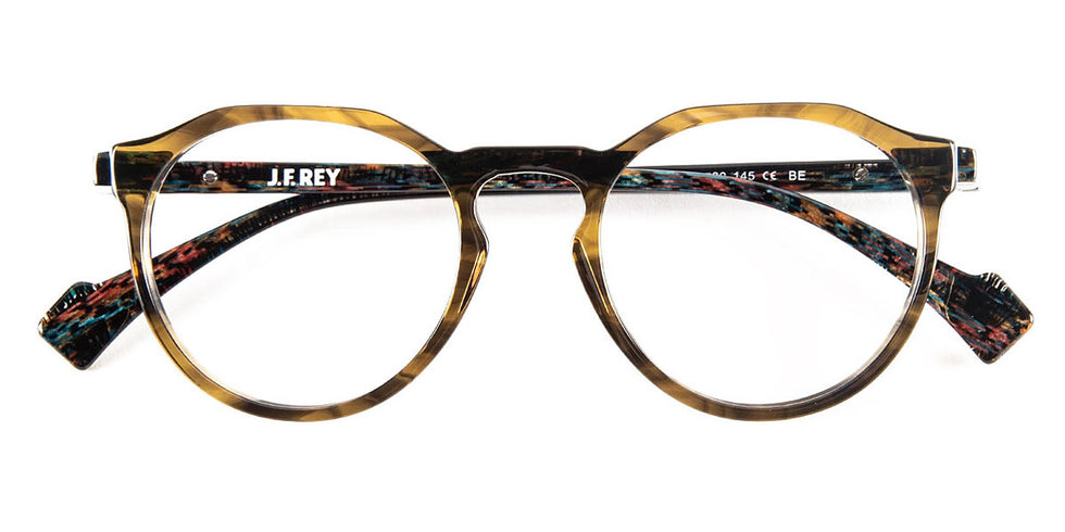 J.F. Rey® JF1517 JFR JF1517 4525 49 - 4525 Dark Green/Tissue Blue Eyeglasses
