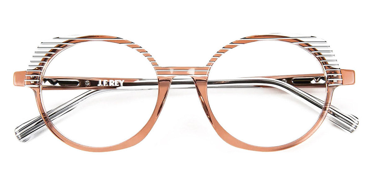 J.F. Rey® JF1523 JFR JF1523 1089 52 - 1089 Brown/Strips Black/White Eyeglasses