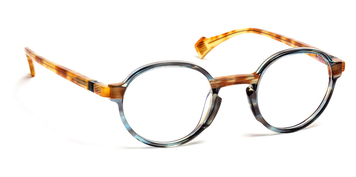 J.F. Rey® JF1527 JFR JF1527 9121 46 - 9121 HORN/STRIPES DEMI Eyeglasses