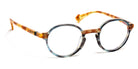 J.F. Rey® JF1527 JFR JF1527 9121 46 - 9121 HORN/STRIPES DEMI Eyeglasses