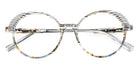 J.F. Rey® JF1528 JFR JF1528 1090 54 - 1090 Demi Blue/Strips Black/White Eyeglasses