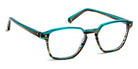 J.F. Rey® JF1531 JFR JF1531 4498 51 - 4498 Blue Peacock/Demi Eyeglasses