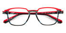 J.F. Rey® JF1531 JFR JF1531 3009 51 - 3009 Red/Green Graphic Eyeglasses