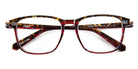 J.F. Rey® JF1533 JFR JF1533 5232 54 - 5232 Brown Python/Red Graphic Eyeglasses