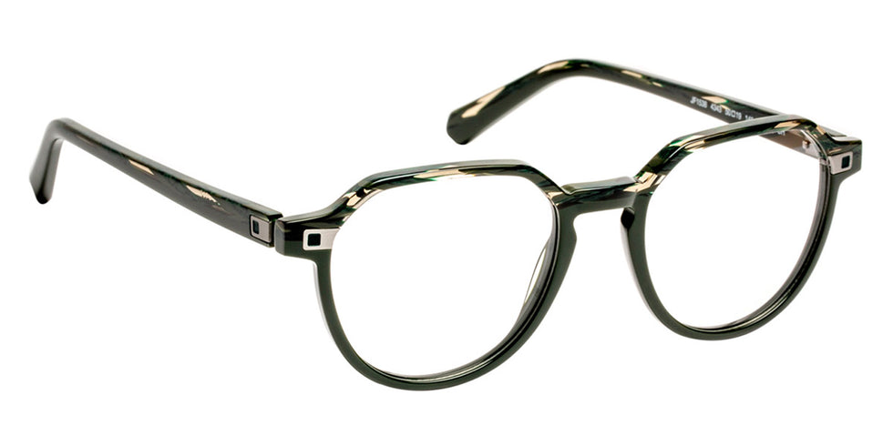 J.F. Rey® JF1538 JFR JF1538 4343 50 - 4343 Green Marble/Khaki Eyeglasses
