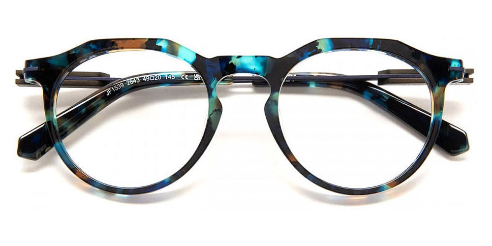 J.F. Rey® JF1539 JFR JF1539 2843 49 - 2843 Blue/Khaki Eyeglasses
