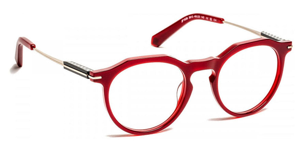J.F. Rey® JF1539 JFR JF1539 3613 49 - 3613 Burgundy/Silver Eyeglasses