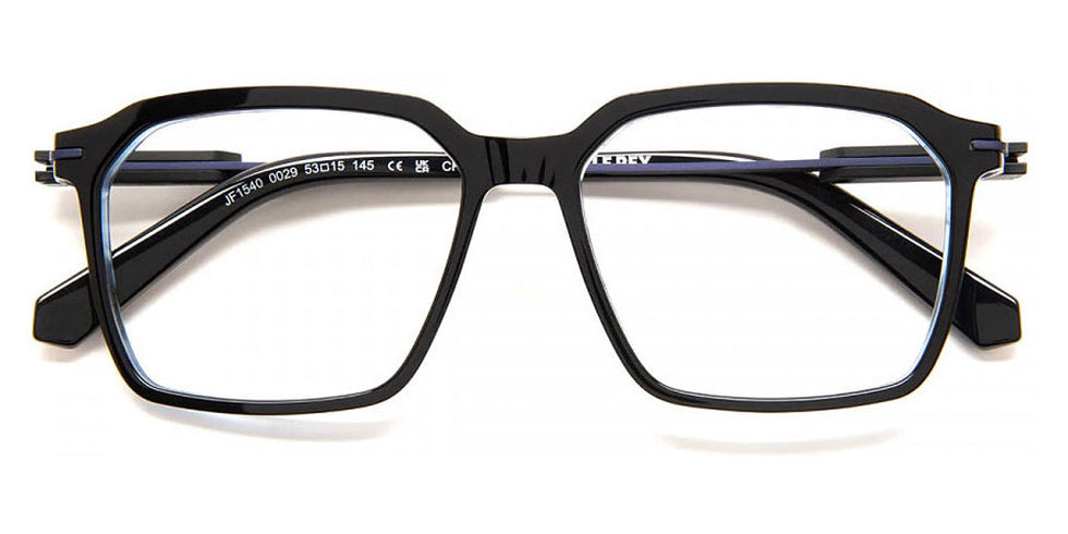 J.F. Rey® JF1540 JFR JF1540 0029 53 - 0029 Black/Blue Eyeglasses