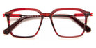 J.F. Rey® JF1540 JFR JF1540 0830 53 - 0830 Black and Red Striped Eyeglasses