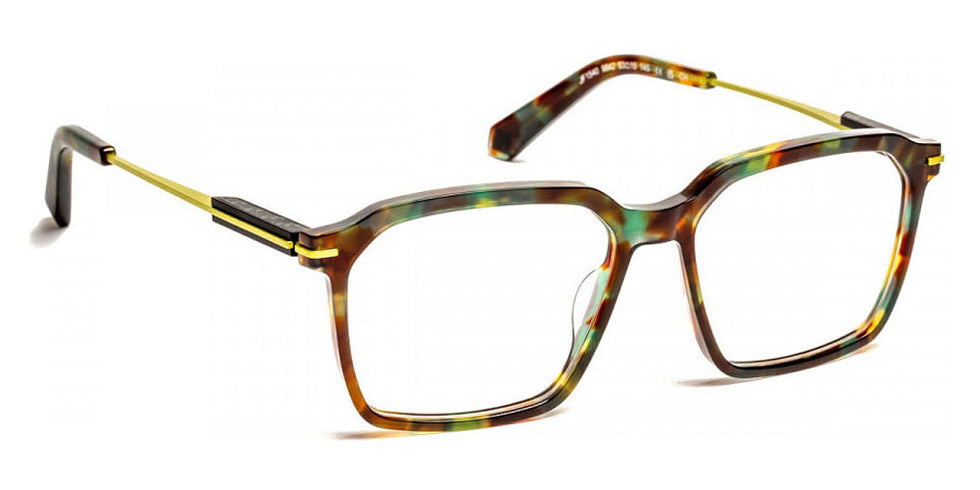 J.F. Rey® JF1540 JFR JF1540 9842 53 - 9842 Demi Dark Green Eyeglasses