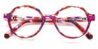 J.F. Rey® JF1543 JFR JF1543 3072 51 - 3072 Red Spotted/Parma Eyeglasses