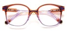 J.F. Rey® JF1544 JFR JF1544 7228 51 - 7228 Brown Pink Gradient/Blue Night Eyeglasses