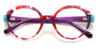 J.F. Rey® JF1546 JFR JF1546 3724 49 - 3724 Burgundy/Turquoise Eyeglasses