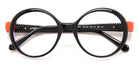 J.F. Rey® JF1547 JFR JF1547 0060 50 - 0060 Black/Orange Eyeglasses