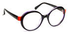 J.F. Rey® JF1547 JFR JF1547 0060 50 - 0060 Black/Orange Eyeglasses
