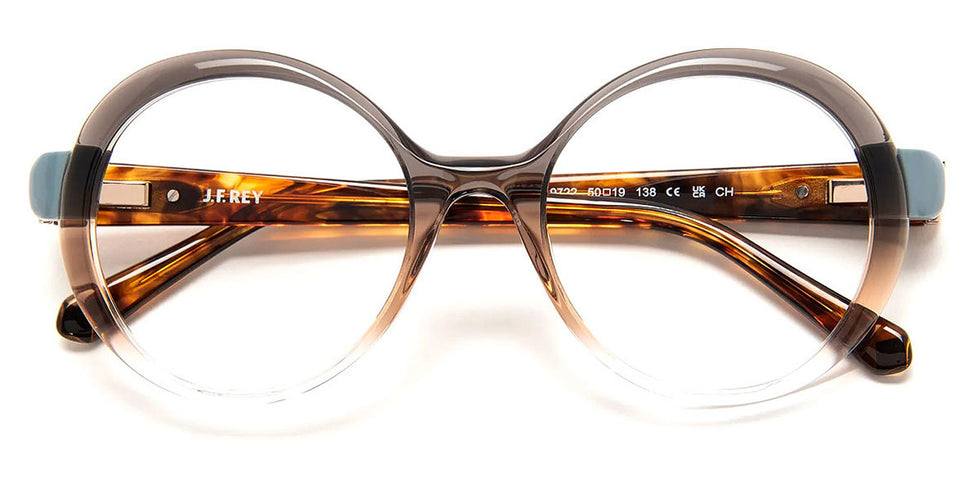 J.F. Rey® JF1547 JFR JF1547 9722 50 - 9722 Brown Gradient/Blue Pastel Eyeglasses