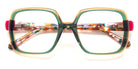 J.F. Rey® JF1548 JFR JF1548 4332 51 - 4332 Green/Raspberry Eyeglasses