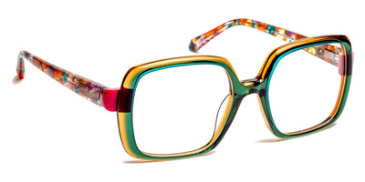 J.F. Rey® JF1548 JFR JF1548 4332 51 - 4332 Green/Raspberry Eyeglasses