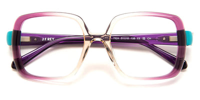 J.F. Rey® JF1548 JFR JF1548 7824 51 - 7824 Plum Gradient/Blue Sky Eyeglasses