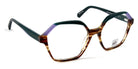 J.F. Rey® JF1549 JFR JF1549 9840 54 - 9840 Brown/Green Eyeglasses