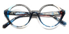 J.F. Rey® JF1550 JFR JF1550 2883 48 - 2883 Black and Crystal/Blue/Pink Eyeglasses