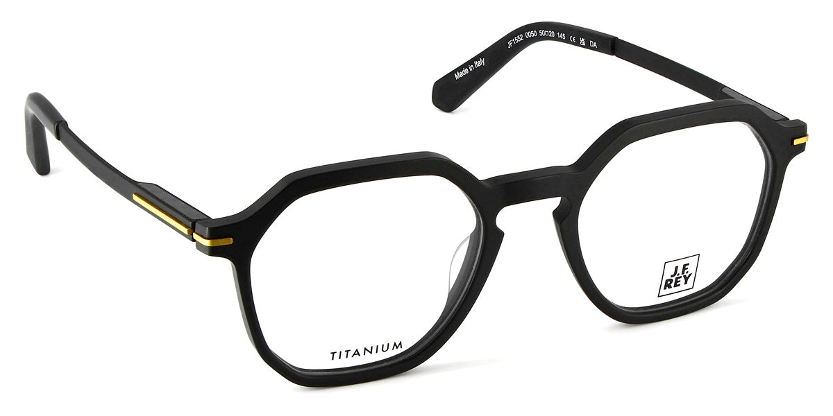 J.F. Rey® JF1552 JFR JF1552 0050 50 - 0050 Black / Yellow Eyeglasses