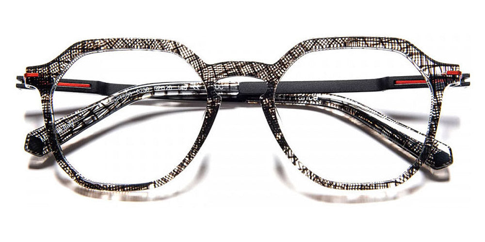 J.F. Rey® JF1553 JFR JF1553 0238 52 - 0238 Gray/Red Eyeglasses
