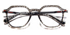 J.F. Rey® JF1553 JFR JF1553 0238 52 - 0238 Gray/Red Eyeglasses