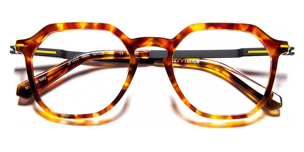J.F. Rey® JF1553 JFR JF1553 9850 52 - 9850 Demi/Black Eyeglasses