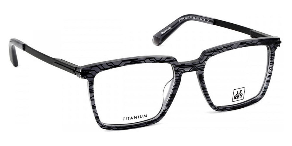 J.F. Rey® JF1554 JFR JF1554 0600 53 - 0600 Gray/Black Eyeglasses