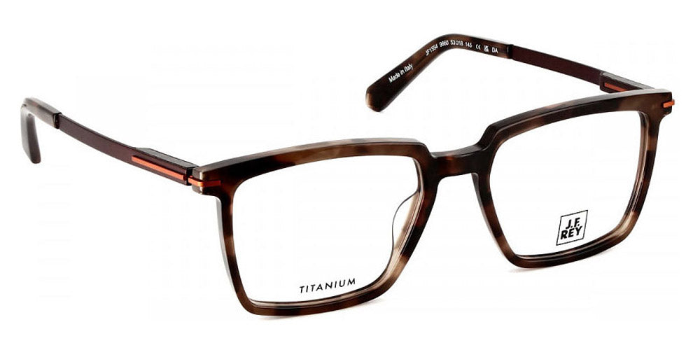 J.F. Rey® JF1554 JFR JF1554 9860 53 - 9860 Brown/Orange Eyeglasses