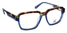 J.F. Rey® JF1555 JFR JF1555 9128 54 - 9128 Demi/Blue Eyeglasses
