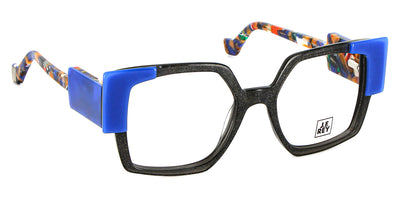 J.F. Rey® JF1565 JFR JF1565 0021 51 - 0021 Black / Blue Indigo Eyeglasses