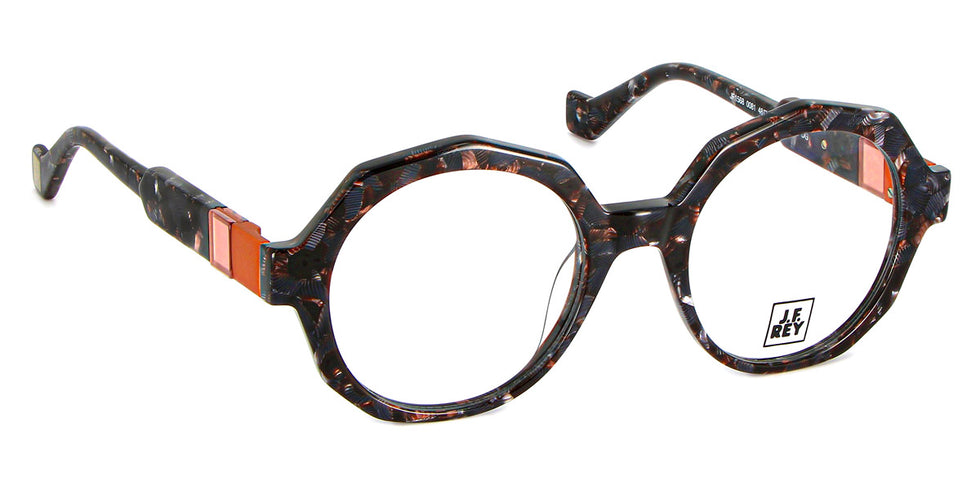 J.F. Rey® JF1568 JFR JF1568 0081 48 - 0081 Black / Pink Purple Eyeglasses