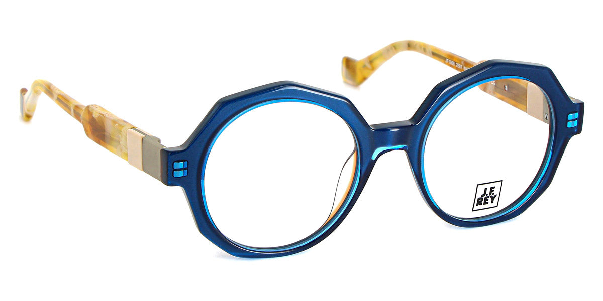 J.F. Rey® JF1568 JFR JF1568 2581 48 - 2581 Blue / Pink Powder Eyeglasses