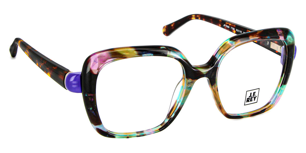 J.F. Rey® JF1569 JFR JF1569 7798 50 - 7798 Demi Multicoloured / Purple Eyeglasses