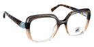 J.F. Rey® JF1569 JFR JF1569 9722 50 - 9722 Brown Gradient / Blue Pastel Eyeglasses