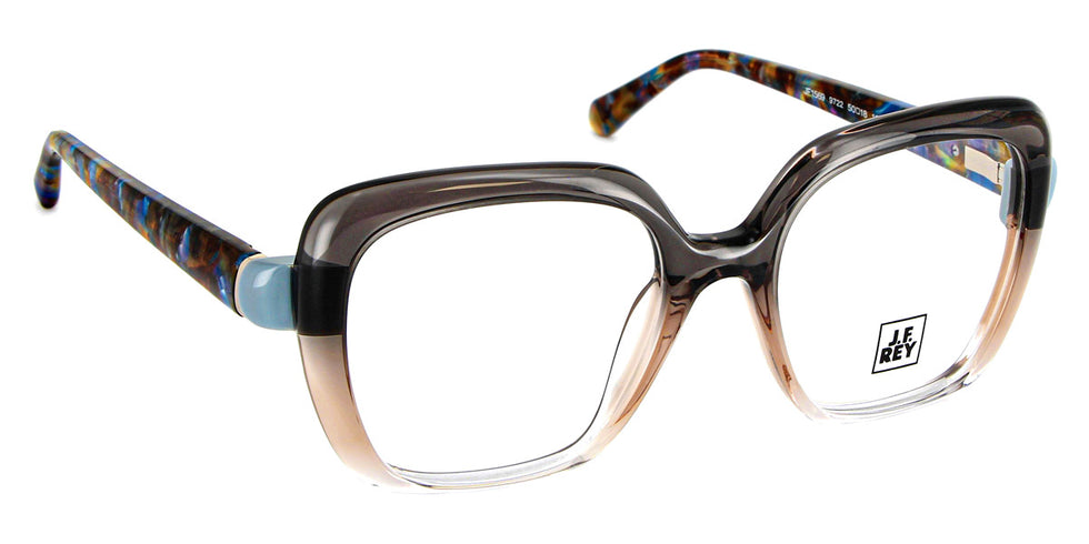 J.F. Rey® JF1569 JFR JF1569 9722 50 - 9722 Brown Gradient / Blue Pastel Eyeglasses