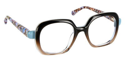 J.F. Rey® JF1571 JFR JF1571 2200 48 - 2200 Black Grey Degrade / Blue Pastel Eyeglasses
