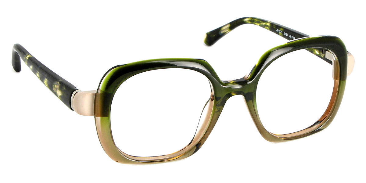 J.F. Rey® JF1571 JFR JF1571 4321 48 - 4321 Khaki Brown Gradient / Cream Eyeglasses