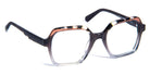 J.F. Rey® JF1572 JFR JF1572 0093 50 - 0093 Black Gradient / Brown Marble Eyeglasses