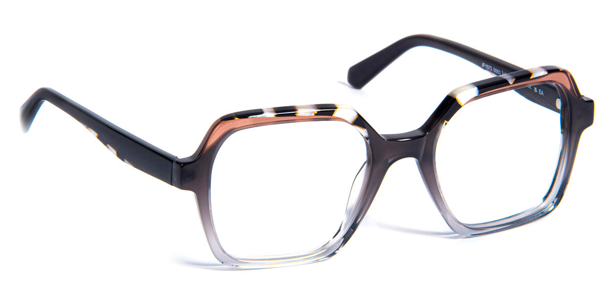 J.F. Rey® JF1572 JFR JF1572 0093 50 - 0093 Black Gradient / Brown Marble Eyeglasses