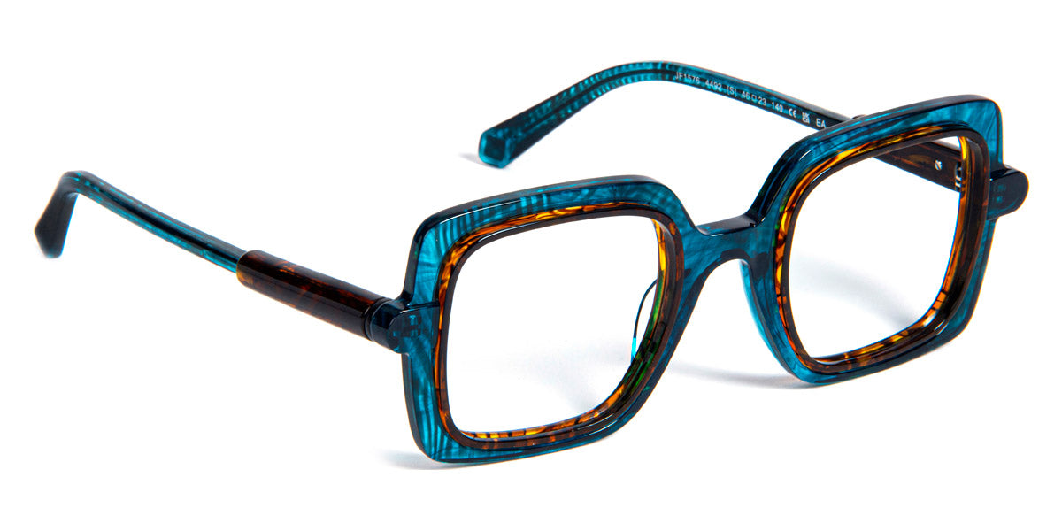 J.F. Rey® JF1576 JFR JF1576 4492 46 - 4492 Blue/Brown Eyeglasses