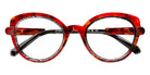 J.F. Rey® JF1579 JFR JF1579 3608 49 Eyeglasses - Tortoiseshell Burgundy/Striped Black