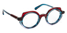 J.F. Rey® JF1580 JFR JF1580 3626 45 Eyeglasses - Gradient Burgundy/Blue