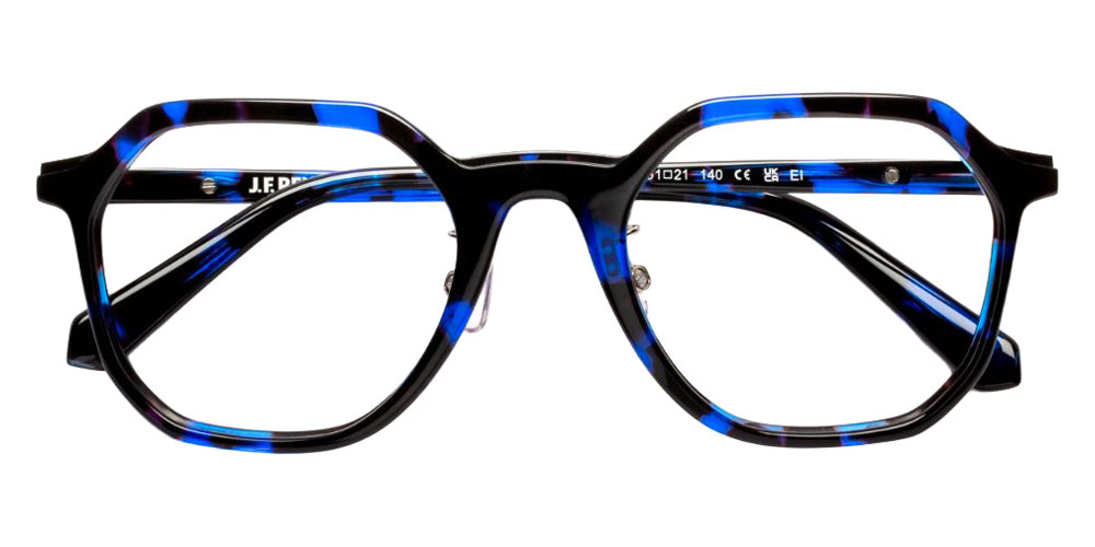 J.F. Rey® JF1581 Geometric Eyeglasses - Blue Night