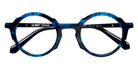 J.F. Rey® JF1583 Round Eyeglasses - Blue Night/Navy Blue